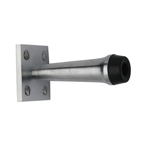 Heritage Brass V1190 76-SC Wall Mounted Door Stop 3 Satin Chrome finish
