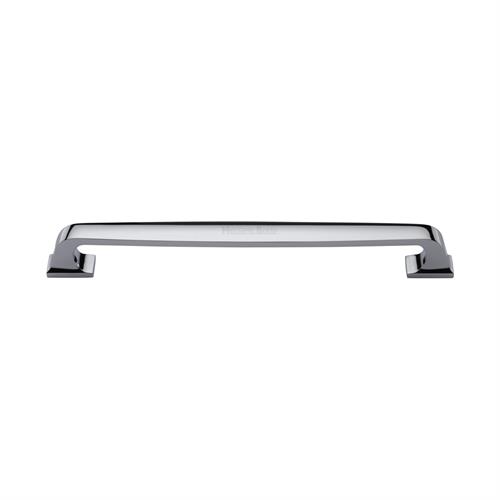 Heritage Brass Door Pull Handle Durham Design 345mm Polished Chrome