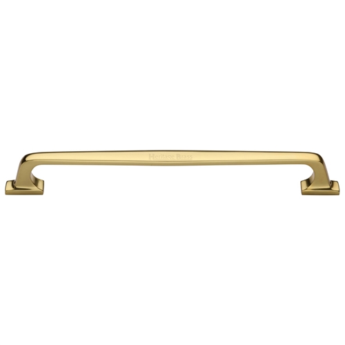 Heritage Brass Door Pull Handle Durham Design 497mm Polished Brass