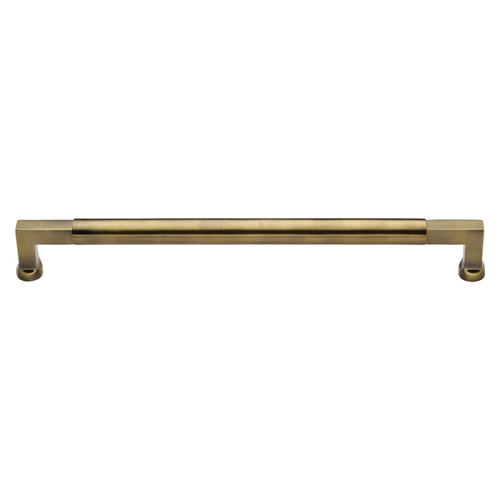 Heritage Brass V1312 305-AT Door Pull Handle Bauhaus Design 305mm Antique Brass Finish