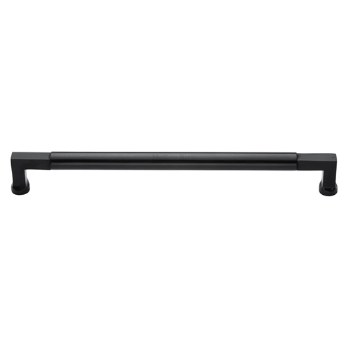 Heritage Brass V1312 457-BKMT Door Pull Handle Bauhaus Design 457mm Matt Black Finish
