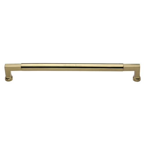 Heritage Brass V1312 305-PB Door Pull Handle Bauhaus Design 305mm Polished Brass Finish