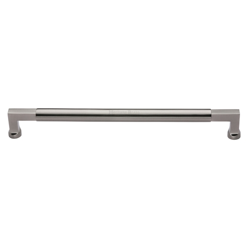 Heritage Brass V1312 457-SN Door Pull Handle Bauhaus Design 457mm Satin Nickel Finish