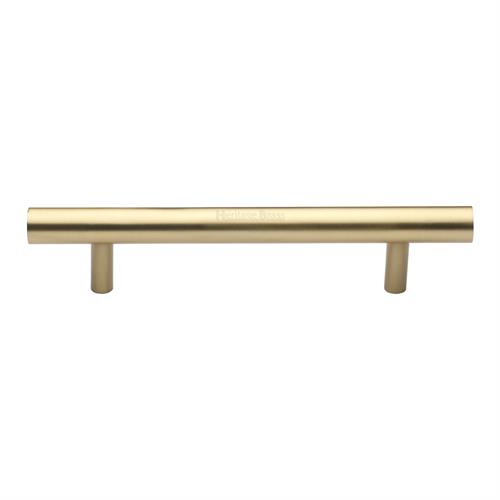 Heritage Brass Door Pull Handle Bar Design 203mm Satin Brass 
  V1361 305-SB