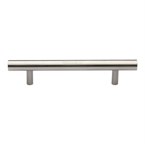 Heritage Brass Door Pull Handle Bar Design 203mm Satin Nickel   V1361 305-SN