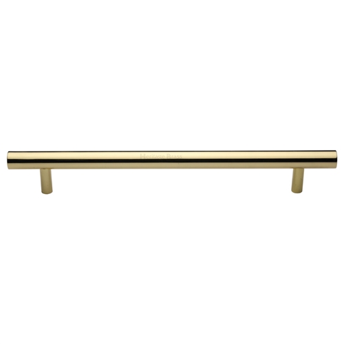 Heritage Brass Door Pull Handle Bar Design 355mm Polished Brass 
  V1361 457-PB