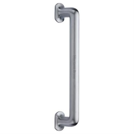 Heritage Brass V1376 330-SC Door Pull Handle Traditional Design 330mm Satin Chrome Finish