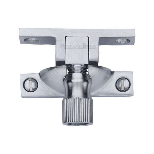 Heritage Brass Narrow Brighton Sash Fastener Satin Chrome V2054-SC