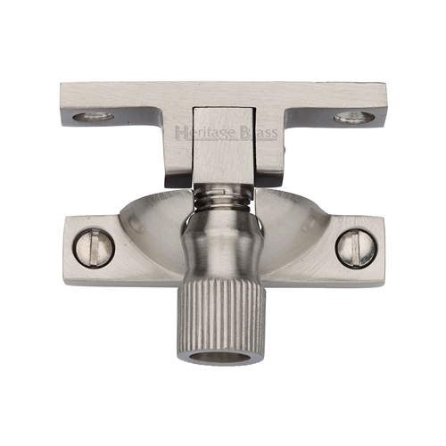 Heritage Brass Narrow Brighton Sash Fastener Satin Nickel V2054-SN
