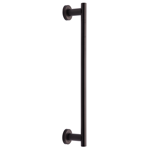 Heritage Brass V2057 489-MB 19mm Round Bar Door Pull Handle with base 489mm Matt Bronze finish