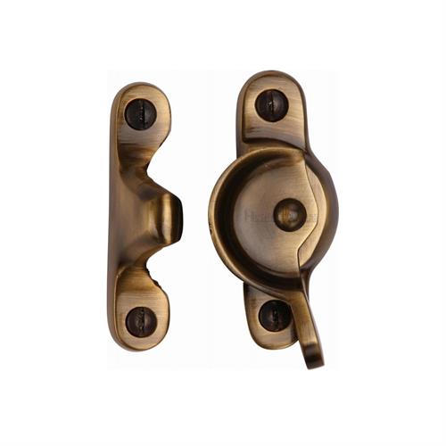 Heritage Brass V2060-AT Fitch Pattern Sash Fastener Antique finish