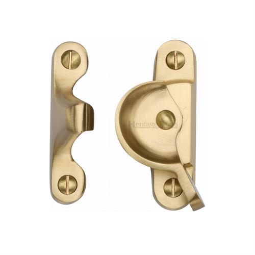 Heritage Brass V2060-SB Fitch Pattern Sash Fastener Satin Brass finish