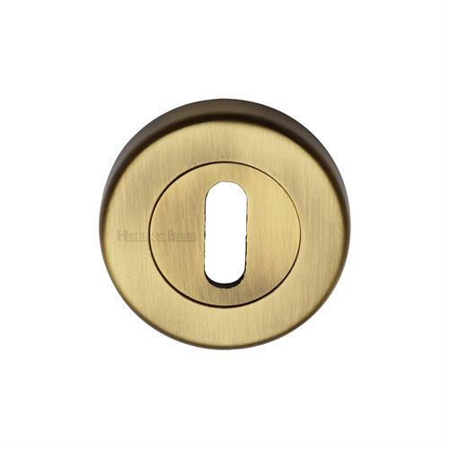 Heritage Brass V4000-AT Key Escutcheon Antique finish