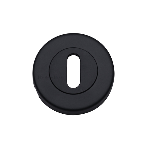 Heritage Brass Key Escutcheon Matt Black V4000-BKMT