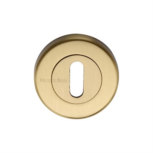 Heritage Brass V4000-SB Key Escutcheon Satin Brass finish
