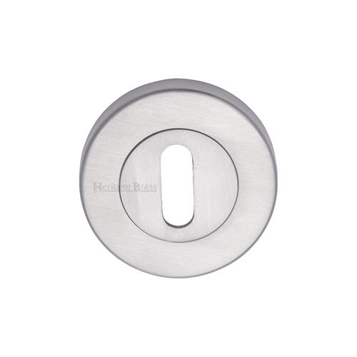 Heritage Brass V4000-SC Key Escutcheon Satin Chrome finish