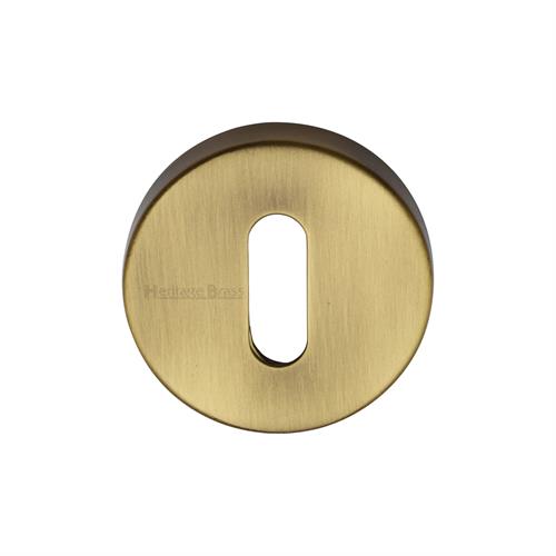 Heritage Brass V4007-AT Key Escutcheon Antique finish