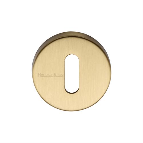 Heritage Brass V4007-SB Key Escutcheon Satin Brass Finish