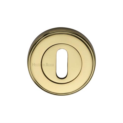 Heritage Brass V5000-PB Key Escutcheon Polished Brass finish