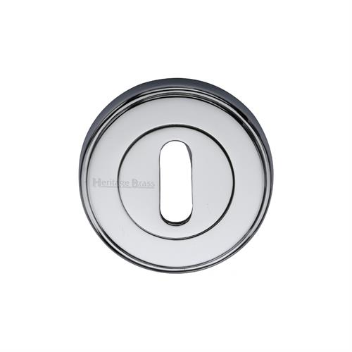 Heritage Brass V5000-PC Key Escutcheon Polished Chrome finish