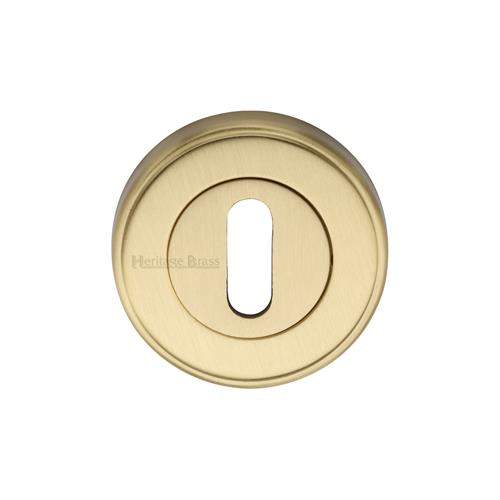 Heritage Brass V5000-SB Key Escutcheon Satin Brass finish