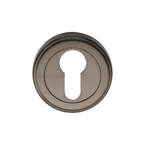 Heritage Brass V5020-MB Euro Profile Cylinder Escutcheon Matt Bronze finish