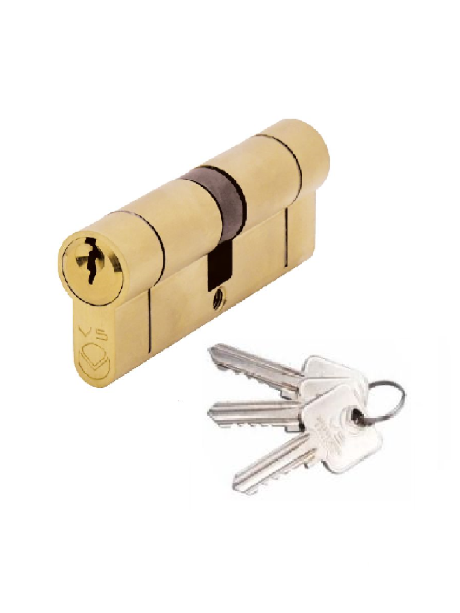 Zoo Hardware Vier V5 60mm Euro Double Cylinder Master Keyed Satin V5EP60DSBMK