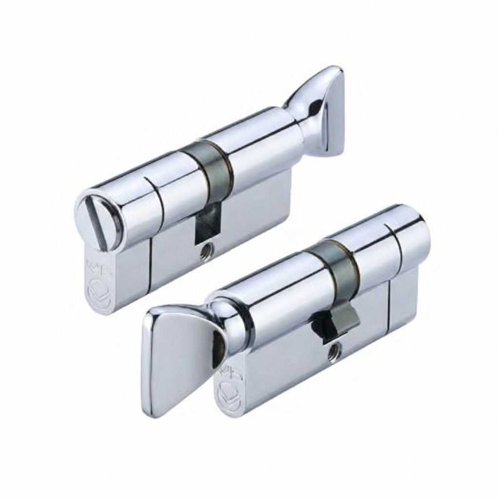 Vier V5EP70CBLPC V5 70mm Euro Turn with Coin Release Polished Chrome