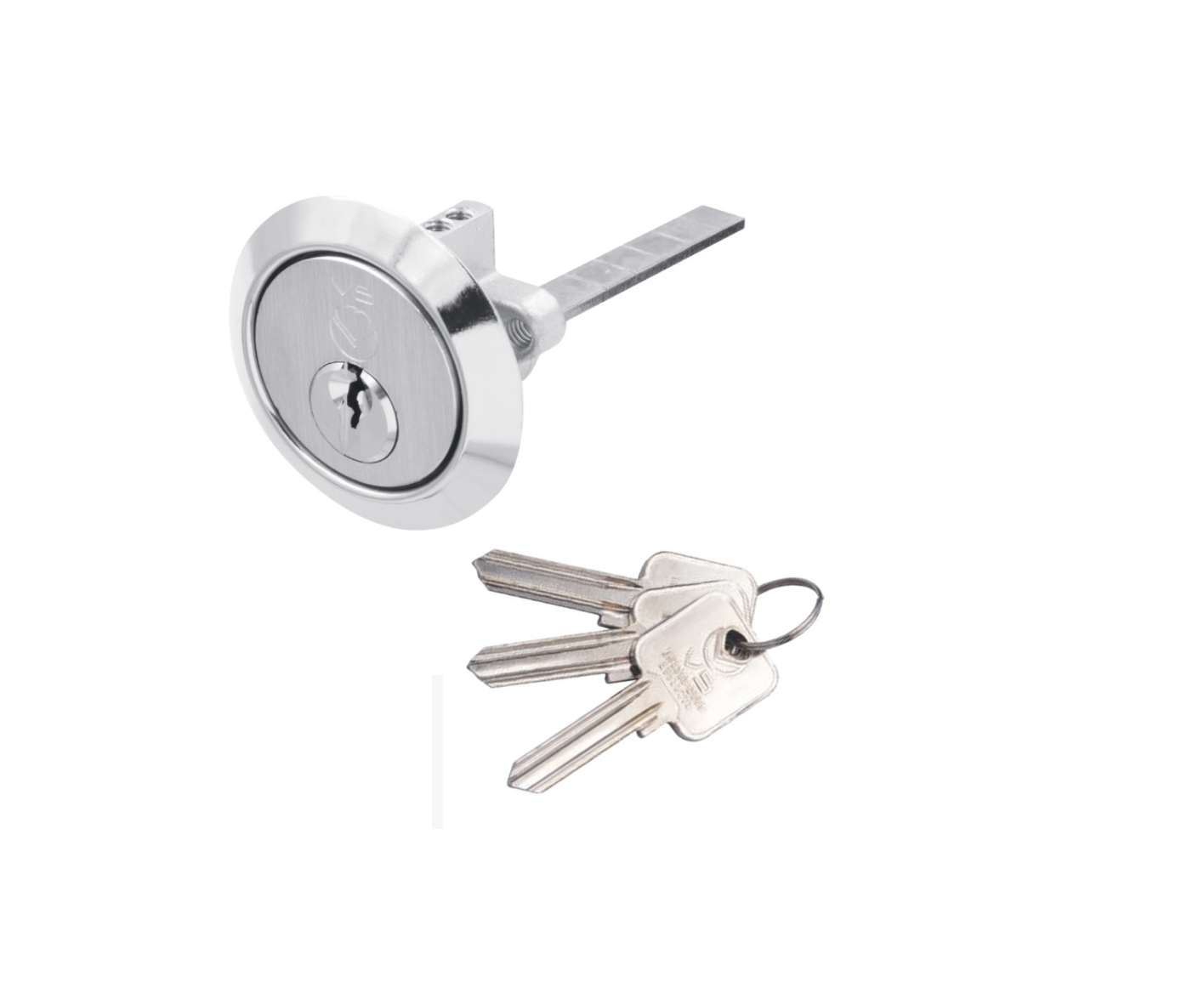 Vier V5RMC20PCKA V5 Rim Cylinder Keyed Alike Polished Chrome