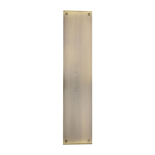 Heritage Brass Fingerplate 350mm Antique Brass
