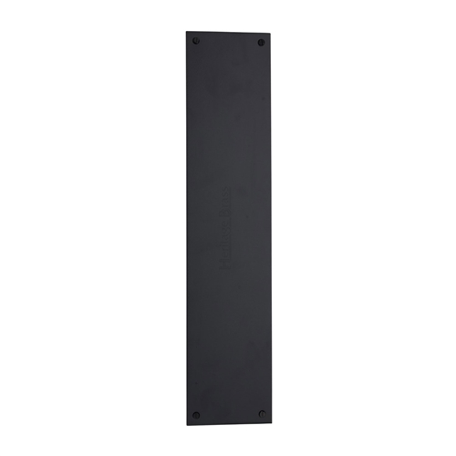 Heritage Brass Fingerplate 350mm Matt Black