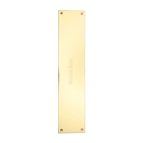 Heritage Brass Fingerplate 350mm Polished Brass