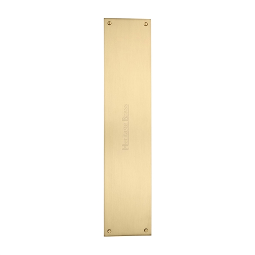 Heritage Brass Fingerplate 350mm Satin Brass