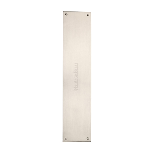 Heritage Brass Fingerplate 350mm Satin Nickel