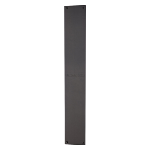 Heritage Brass Fingerplate 500mm Matt Black