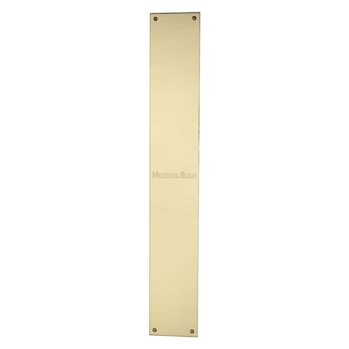 Heritage Brass V740 500-PB Fingerplate 500mm Polished Brass finish