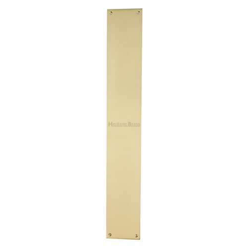 Heritage Brass V740 500-SB Fingerplate 500mm Satin Brass finish