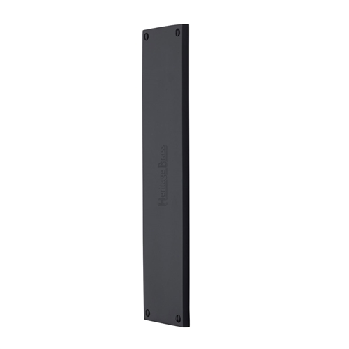 Heritage Brass Fingerplate 310mm Matt Black