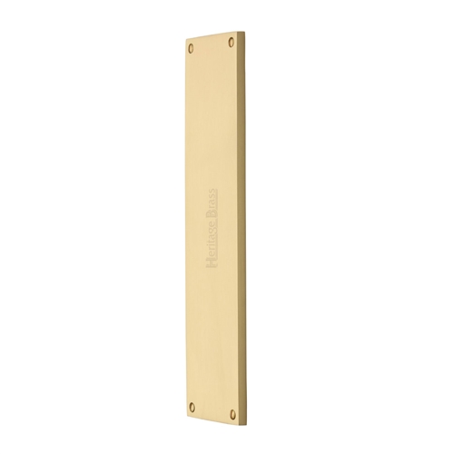 Heritage Brass Fingerplate 310mm Satin Brass