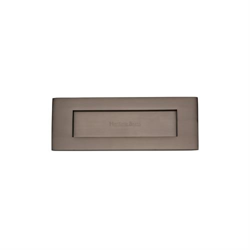 Heritage Brass V850 203-MB Letterplate 203mm x 76mm Matt Bronze finish  Letterbox