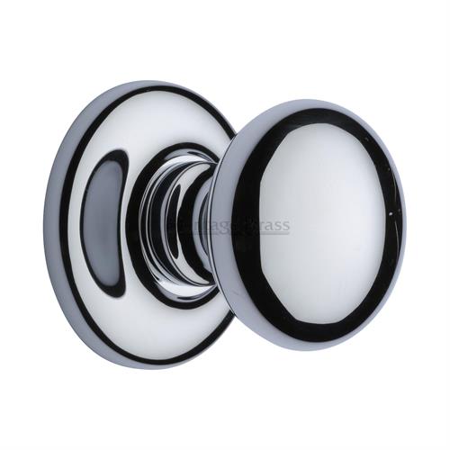 Heritage Brass V901-PC Centre Door Knob Round Design 3