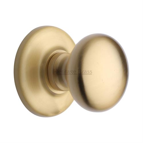 V901-SB Centre Door Knob Round Design 3