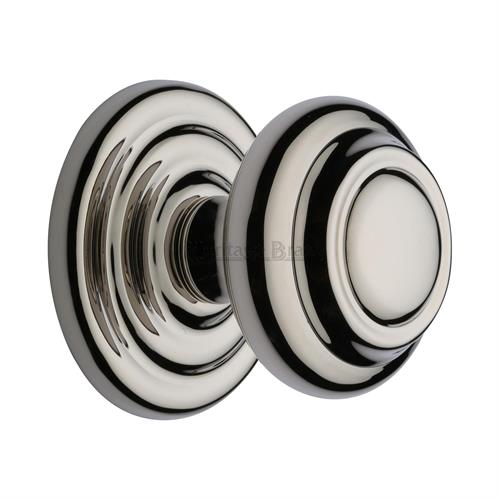 V905-PNF Centre Door Knob Round Design 3 1/2