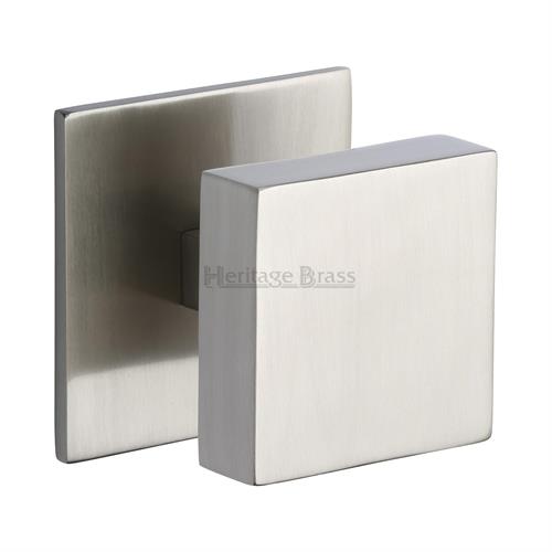 V908-SN Centre Door Knob Square Design 3