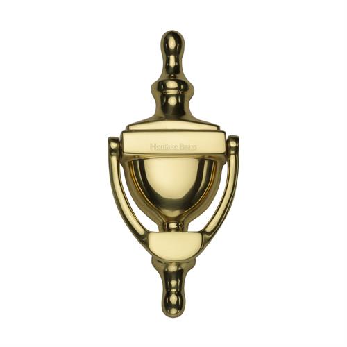 HERITAGE BRASS V910 152-PB Urn Knocker 6 Polished Brass finish