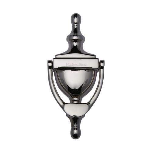 HERITAGE BRASS V910 152-PNF Urn Knocker 6 Polished Nickel finish