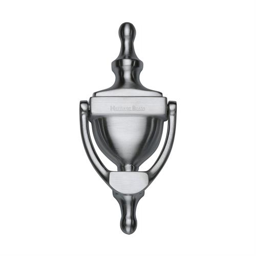 HERITAGE BRASS V910 152-SC Urn Knocker 6 Satin Chrome finish