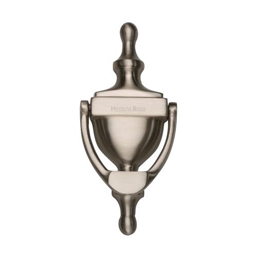 HERITAGE BRASS V910 152-SN Urn Knocker 6 Satin Nickel finish