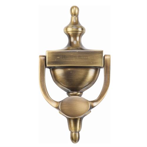 HERITAGE BRASS V910 195-AT Urn Knocker 7 1/4 Antique finish