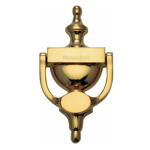 Heritage Brass Urn Knocker 7 1/4 Unlacquered Brass